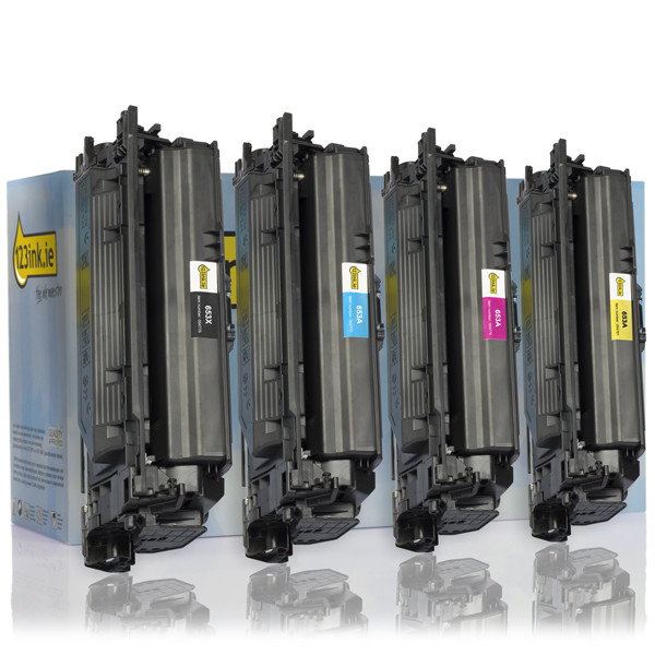 123ink version replaces HP 653X / 653A BK/C/M/Y toner 4-pack  130554 - 1