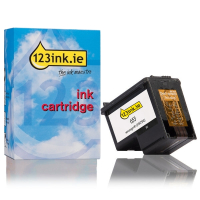 123ink version replaces HP 653 (3YM75AE) black ink cartridge