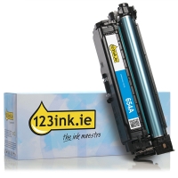 123ink version replaces HP 654A (CF331A) cyan toner CF331AC 054795