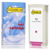 123ink version replaces HP 70 (C9455A) light magenta ink cartridge