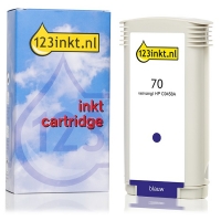 123ink version replaces HP 70 (C9458A) blue ink cartridge C9458AC 030845