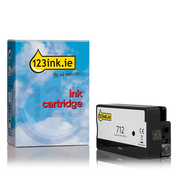 123ink version replaces HP 712 high capacity black ink cartridge (3ED71A) 3ED71AC 093115 - 1