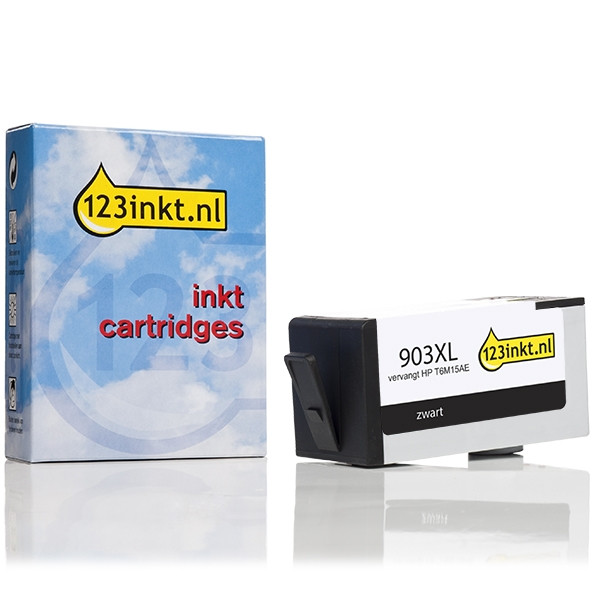 123ink version replaces HP 903XL (T6M15AE) high capacity black ink cartridge 093183 123ink version replaces HP 903XL (T6M15AE) high capacity black ink cartridge 093183 - 1