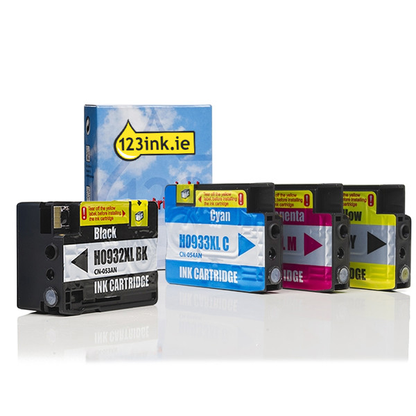 123ink version replaces HP 932XL/933XL (C2P42AE ) BK/C/M/Y 4-pack C2P42AEC 160123 - 1