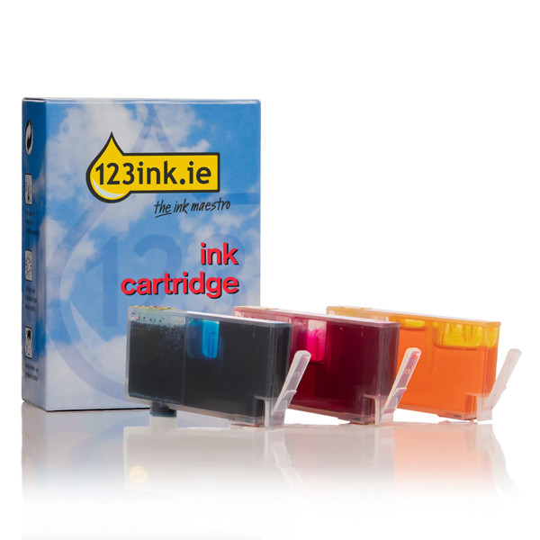 123ink version replaces HP 935XL (F6U78AE) C/M/Y ink cartridge 3-pack F6U78AEC 132182 - 1