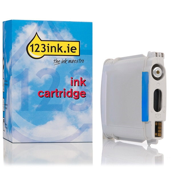 123ink version replaces HP 940XL (C4907AE) high capacity cyan ink cartridge C4907AEC 044005 - 1