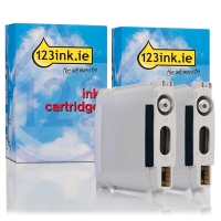 123ink version replaces HP 940 black 2-pack C4902AEC 160114