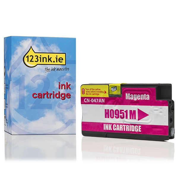 123ink version replaces HP 951 (CN051AE) magenta ink cartridge CN051AEC 044131 - 1