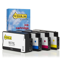 123ink version replaces HP 957XL / 953XL BK/C/M/Y ink cartridge 4-pack  127312