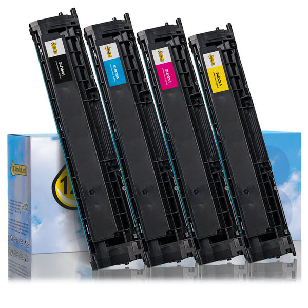 123ink version replaces HP SU158A (CLT-K504S) BK/C/M/Y toner 4-pack  130023 - 1