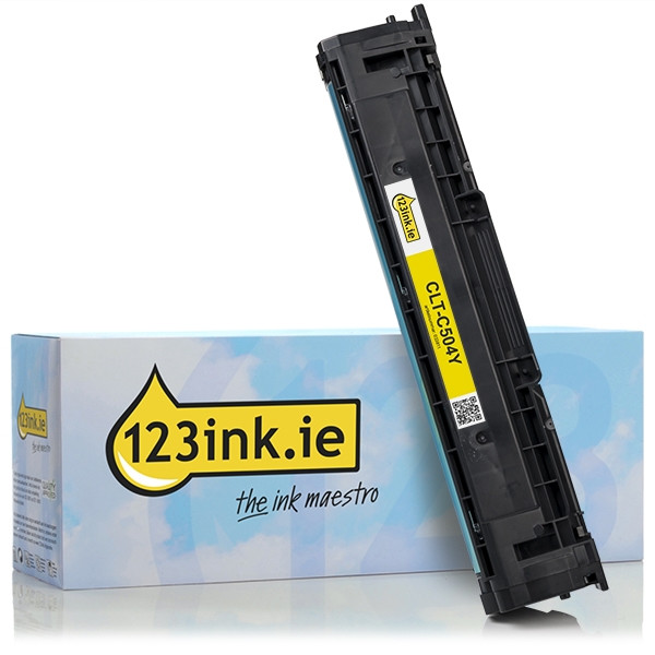 123ink version replaces HP SU502A (CLT-Y504S) yellow toner SU502AC 092707 - 1