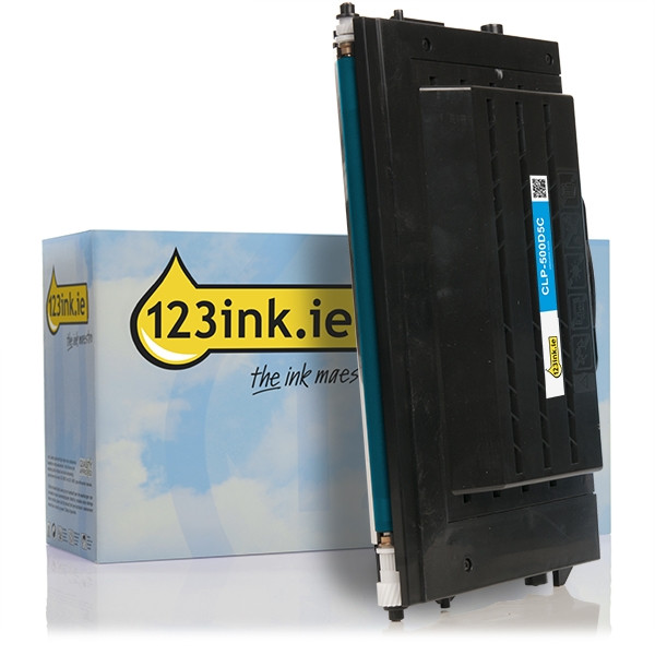 123ink version replaces Samsung CLP-500D5C cyan toner CLP-500D5C/ELSC 033336 - 1