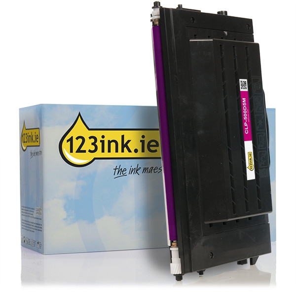 123ink version replaces Samsung CLP-500D5M magenta toner CLP-500D5M/ELSC 033341 - 1