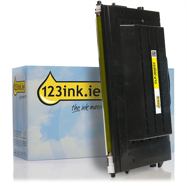 123ink version replaces Samsung CLP-500D5Y yellow toner CLP-500D5Y/ELSC 033346 - 1