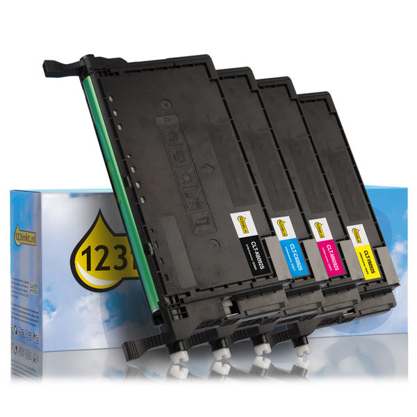 123ink version replaces Samsung CLT-6092S K/C/M/Y toner 4-pack  130470 - 1