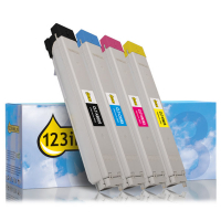 123ink version replaces Samsung CLT-K808S K/C/M/Y toner 4-pack  130471