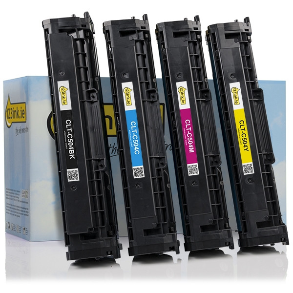 123ink version replaces Samsung CLT-P504C (SU400A) toner 4-pack  130137 - 1