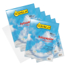 123ink white A4 removable textile photo sticker paper (6 x 5-pack)