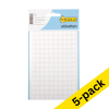 123ink white marking dots, Ø 8mm (450 labels) (5-pack)