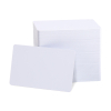 123ink white pvc cards, 0.76mm (100-pack)