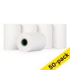 123ink white thermo cash register roll, 57mm x 40mm x 12mm (50-pack)