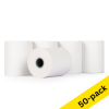 123ink white thermo cash register roll, 57mm x 47mm x 12mm (50-pack)