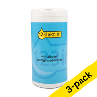 123ink whiteboard cleaning wipes (3 x 100-pack)