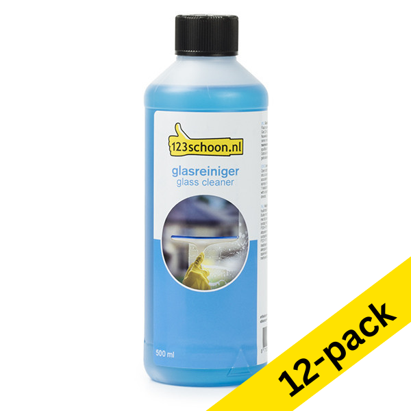 123ink window & glass cleaner concentrate, 500ml (12-pack)  SDR06003 - 1