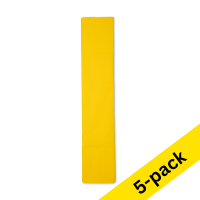 123ink yellow crepe paper, 250cm x 50cm (5-pack)