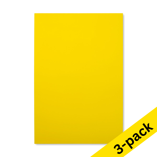 123ink yellow magnetic sheet, 20cm x 30cm (3-pack)  302145 - 1