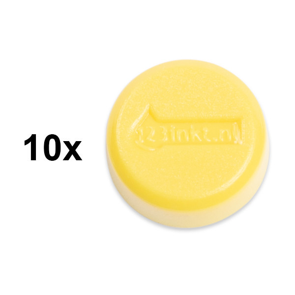 123ink yellow magnets, 15mm (10-pack) 6161513C 301255 - 1