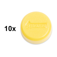 123ink yellow magnets, 15mm (10-pack) 6161513C 301255