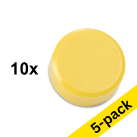 123ink yellow magnets, 15mm (5 x 10-pack)