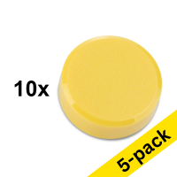 123ink yellow magnets, 20mm (5 x 10-pack)