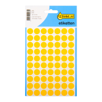 123ink yellow marking dots, Ø 13mm (280 labels)