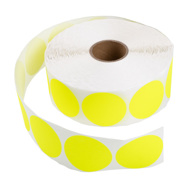 123ink yellow marking dots Ø 50mm (2,000 labels) 89522 302340 - 1