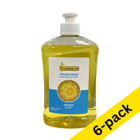 123ink yellow sensation washing up liquid, 500ml (6-pack)