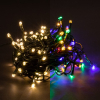 120 LED lights | multicolour &amp; warm white | remote control | 12m