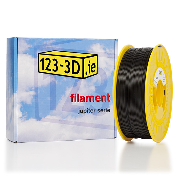 123inkt 123-3D black PLA filament 1.75mm, 1.1kg  DFP01091 - 1