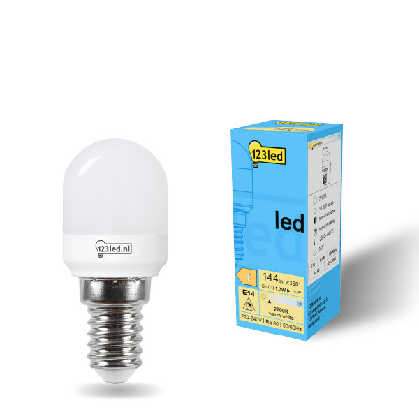 123inkt 123led E14 T25 LED matte ball bulb 1.3W (15W)  LDR01922 - 1