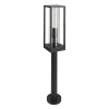 123inkt 123led E27 LED black glass Hudson garden lantern 15931 LDR08508 - 3