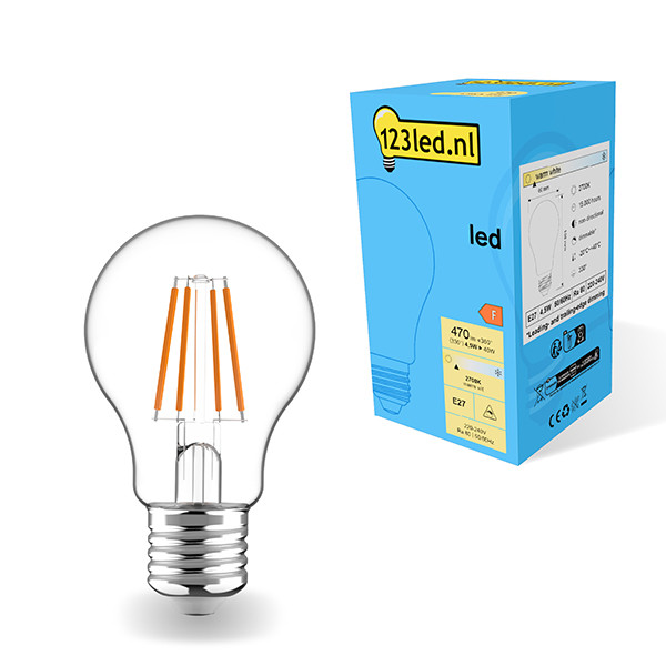 123inkt 123led E27 LED dimmable filament bulb 4.5W (40W)  LDR01800 - 1