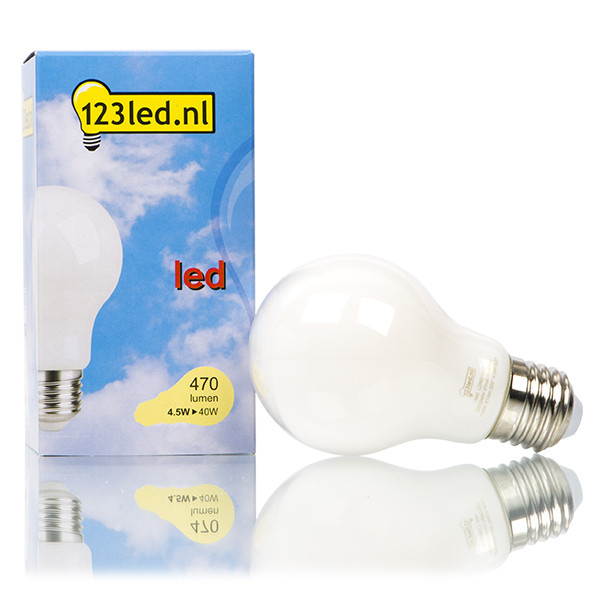 123inkt 123led E27 LED dimmable matte pear bulb 4.5W (40W)  LDR01522 - 1