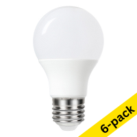 123led E27 LED frosted pear bulb 4.2W (40W) (6-pack)