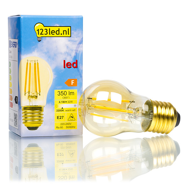 123inkt 123led E27 LED gold dimmable filament bulb 4.1W (32W)  LDR01666 - 1