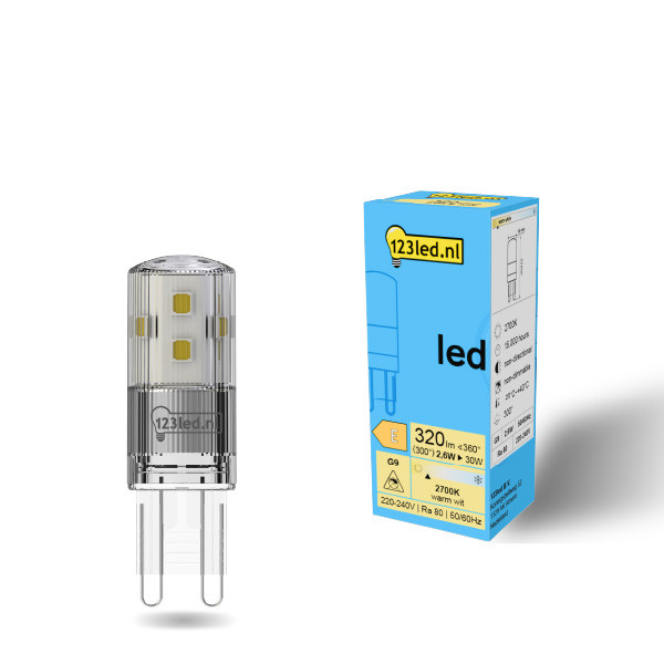 123inkt 123led G9 LED capsule 2.6W (30W)  LDR01950 - 1