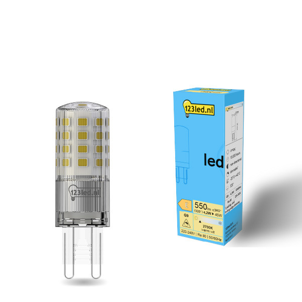 123inkt 123led G9 LED dimmable matte capsule 4.2W (45W)  LDR01960 - 1