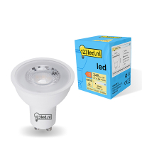 123inkt 123led GU10 LED glass spotlight 4.5W (50W) | 2700K  LDR01724