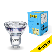 123led GU10 LED glass spotlights 3.6W (50W) (6-pack)