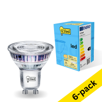 123led GU10 LED spotlight 2.4W (35W) | 4000K (6-pack)